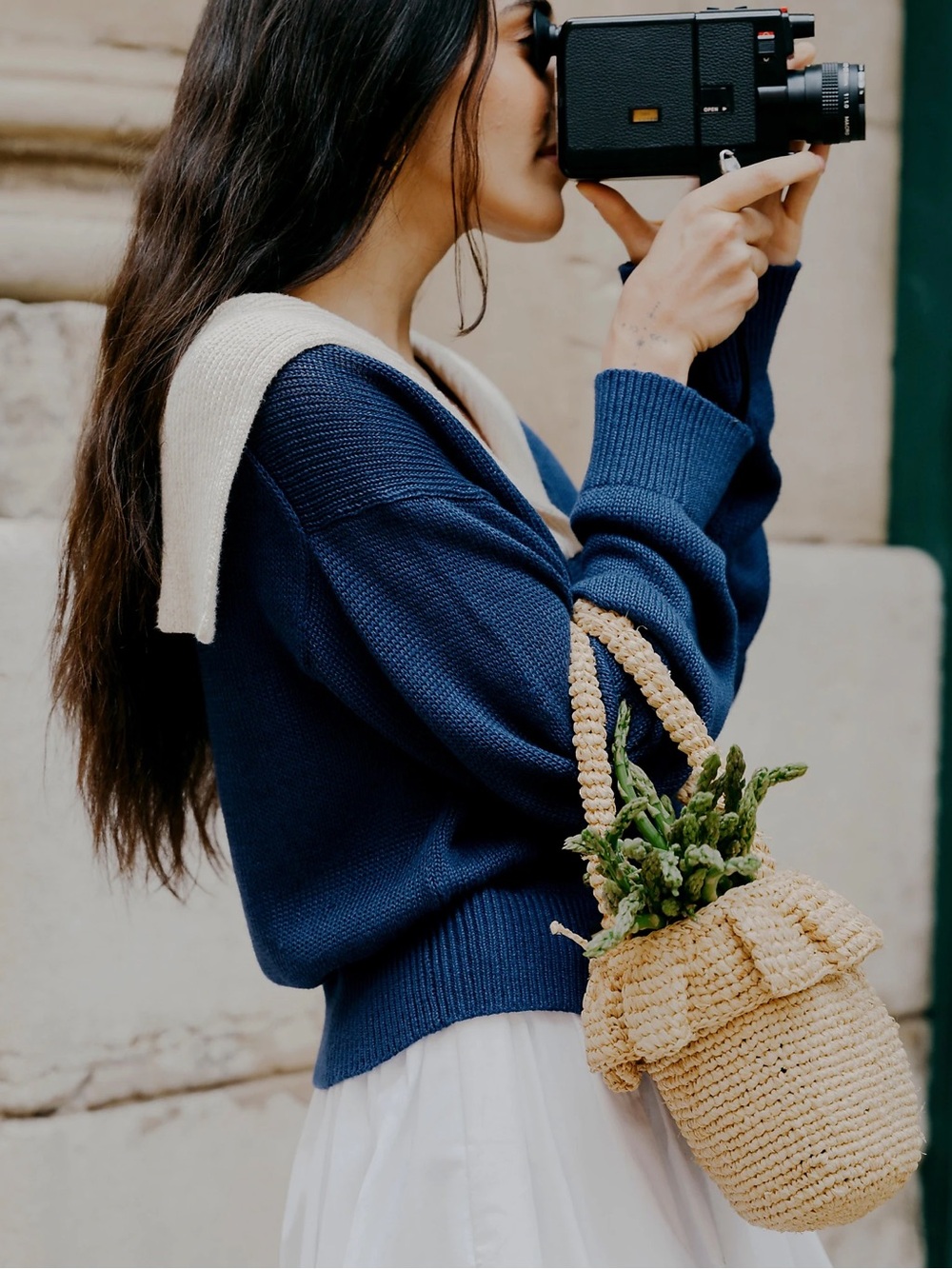 J.Crew Sailor collar pullover sweater